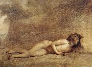 Jacques-Louis  David The Death of Bara oil on canvas